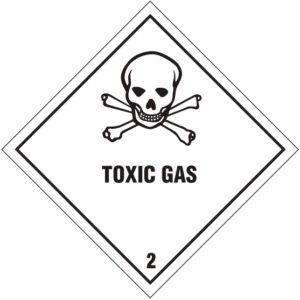 Class 2.3: Toxic Gas 25cmx25cm