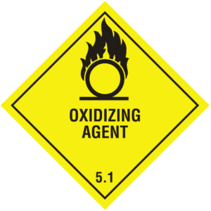 Class 5.1: Oxidizing Agent (500/Roll) 10cmx10cm
